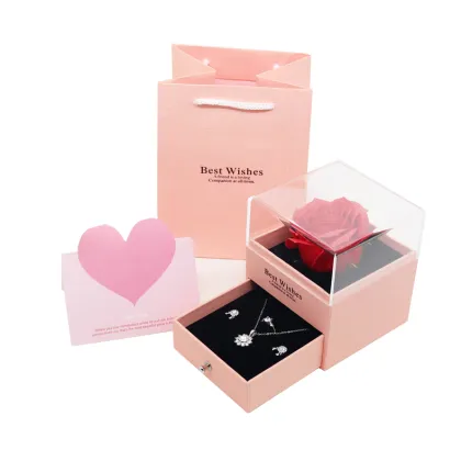 Wholesale Clear Acrylic Plexiglass Flower Display Box - Eternal Flower Box