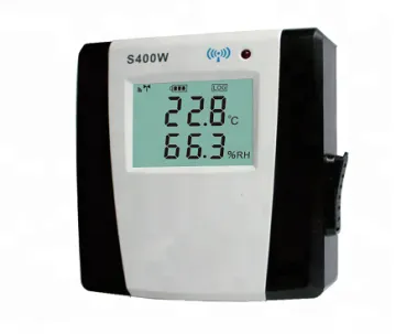 Wireless S400W-TH Temperature and Humidity Data Logger with Alarm for Refrigerator Monitoring