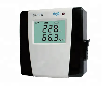 Wireless S400W-TH Temperature and Humidity Data Logger with Alarm for Refrigerator Monitoring