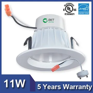 120v dimmable energy star lm79 UL luminaria downlight led