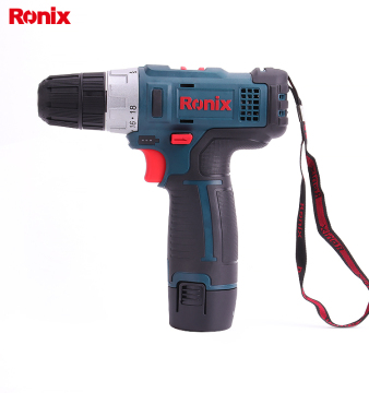 Ronix New Model 8612N 12V/DC 1.5Ah Li-ion Battery Cordless Impact Driver Drill