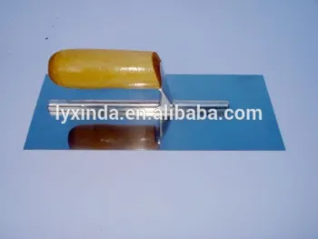 Plastering trowel with wooden handle stainless steel blade