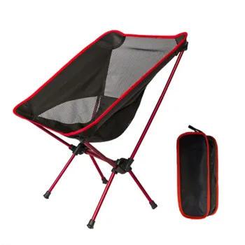7075 Aluminum Frame Foldable Camping Chair: Lightweight and Portable Outdoor Furniture for Moon Camping and Other Adventures