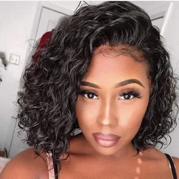 High Quality Lace closure  Straight Bob Wigs lace front wig hair bundles human hair weaves with closure