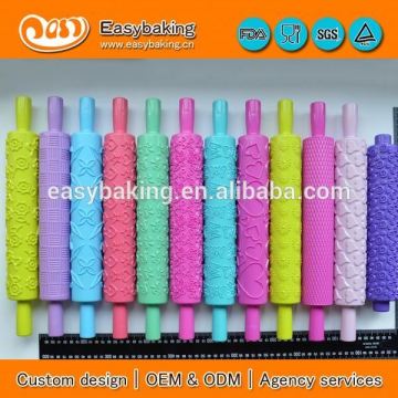 Food grade plastic custom cake fondant rolling pin