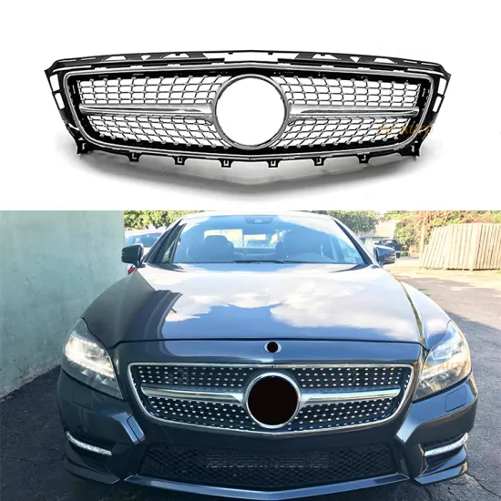 ABS Diamond Style Front Bumper Grille Upgrade for Mercedes-Benz CLS Class W218 (2012-2014)