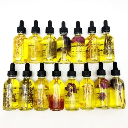 Rose Flower Body Massage Oil Face Body Hair