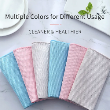 Oeko Tex TOWELS Cá Scale Vải kính microfiber