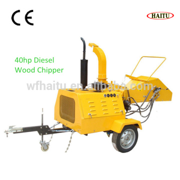 Electric Start Diesel Engine Wood Chipper Machine