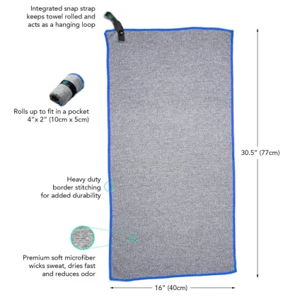 Cooling suede microfiber sports towel quick dry