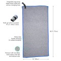 Suede microfiber sports towel cooling yoga mat towel