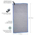 Suede Microfiber Sports Travel Camping GYM Towel