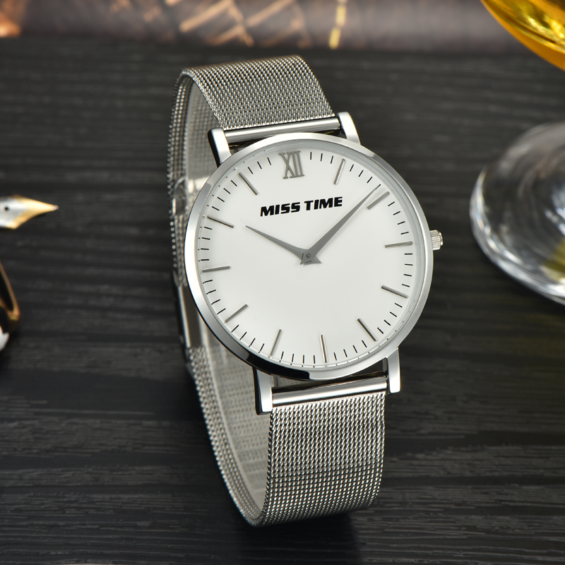 custom latest stainless steel case model men's watch