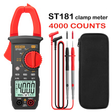 Digital Clamp Meter DC/AC Current 4000 Counts Multimeter Ammeter Voltage Tester Car Amp Hz Capacitance NCV Ohm Test ST181