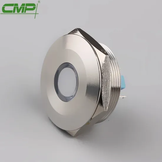 CMP big 30mm waterproof metal LED Signal Lamp red green yellow blue white orange