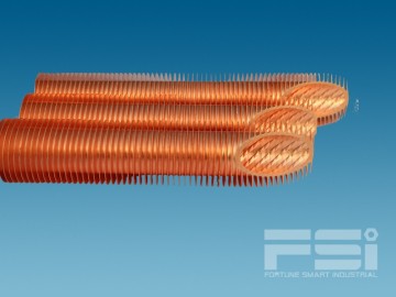 Medium Copper Finned Tube