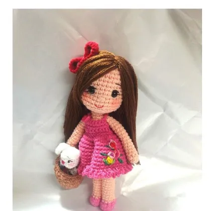 New Design Crochet Toys Handmade Amigurumi Princess Doll
