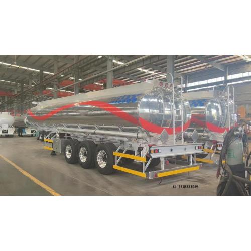 Aluminum Alloy Fuel Oil Diesel Tank Semi Trailer