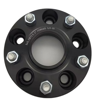 Black Chassis Forged Wheel Spacers Adapter CB 71.5 - Universal Car Hub Centric Wheel Spacer 50mm