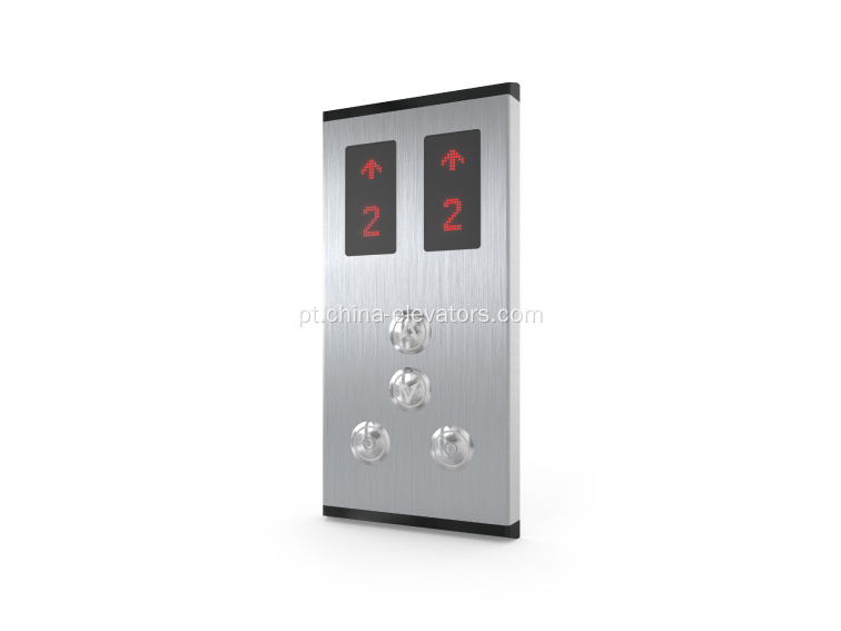 Lift de passageiro duplex com indicadores de matriz de pontos