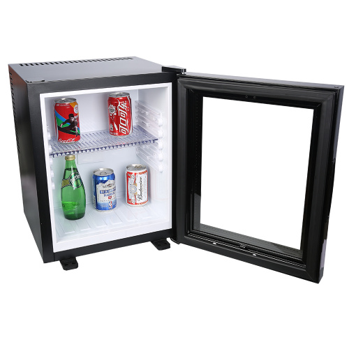 Réfrigérateur 28L de porte en verre d&#39;hôtel de mini-bar