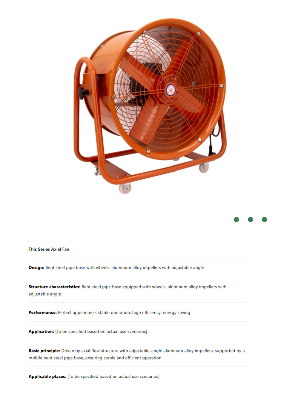 This Series Axial Fan