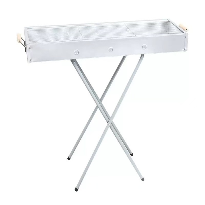 Klappbarer tragbarer Outdoor-Grill aus Edelstahl
