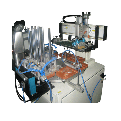 professional Triangle automatical screen printing machine