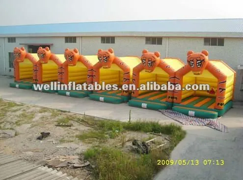 tiger theme inflatable party bouncer with discount / inflatable tiger jumper