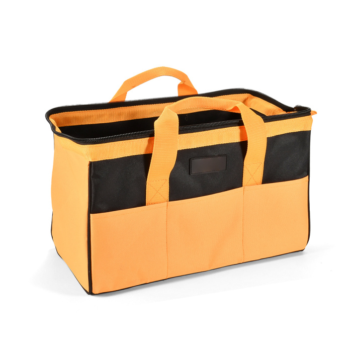 Wide Mouth Tool Tote Bag with Inside Pockets