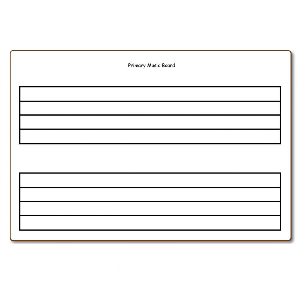 Custom Print Dry Erase Music Board Whiteboard Sheet