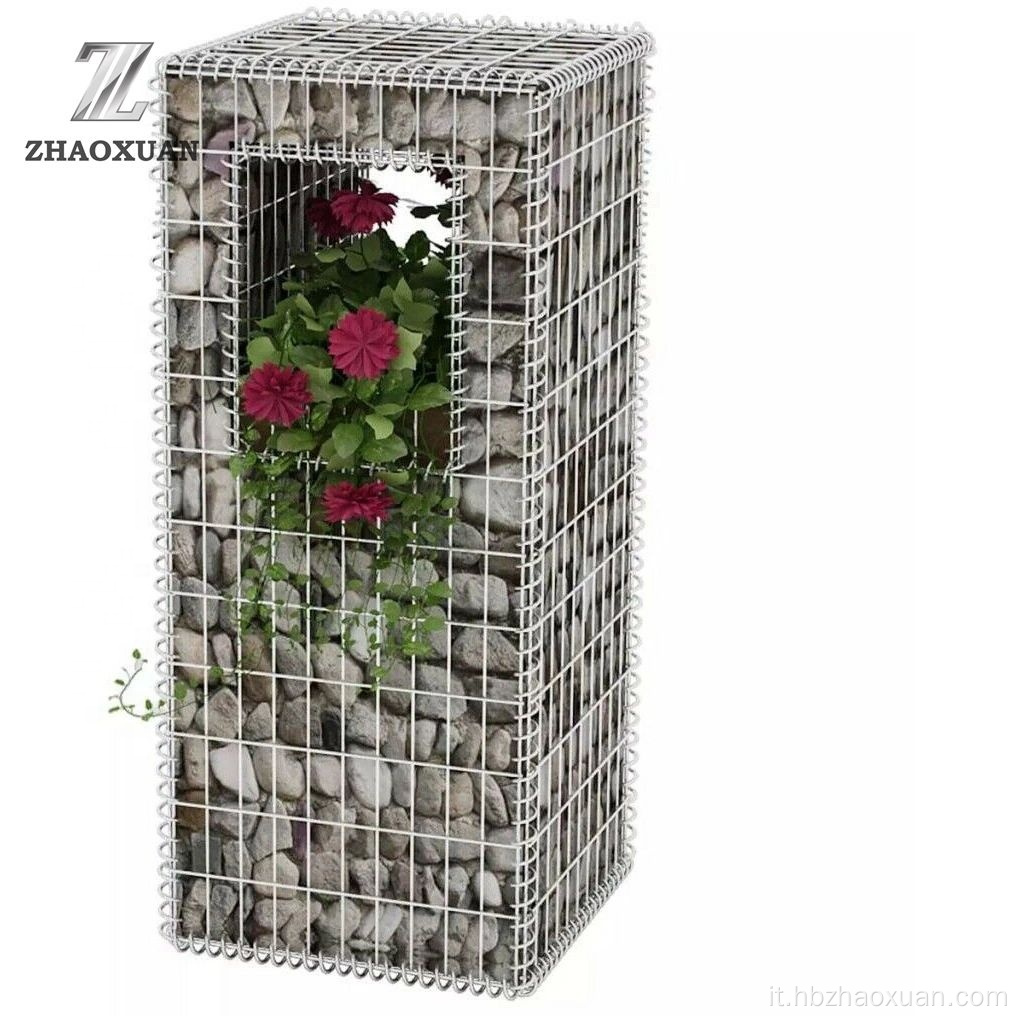 Ottima scatola di Gabion a maglie saldata decorativa perversa