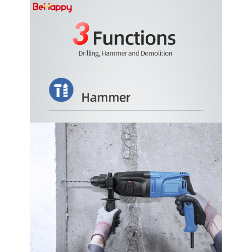 SDS Max Rotary Hammer Drill för cement