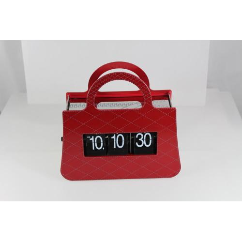 Elegante Handtasche Modus lustige Flip Clock