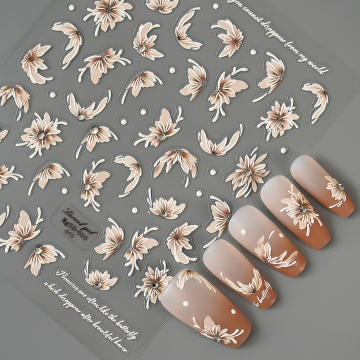 Magic Flower Nail Stickers - DIY Gel Polish Nail Art for Beauty Salon Decoration
