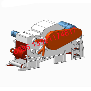 Professional Wood Processing Machine: BX Drum Tree, Log Cutting, Chipping, and Shredding Equipment