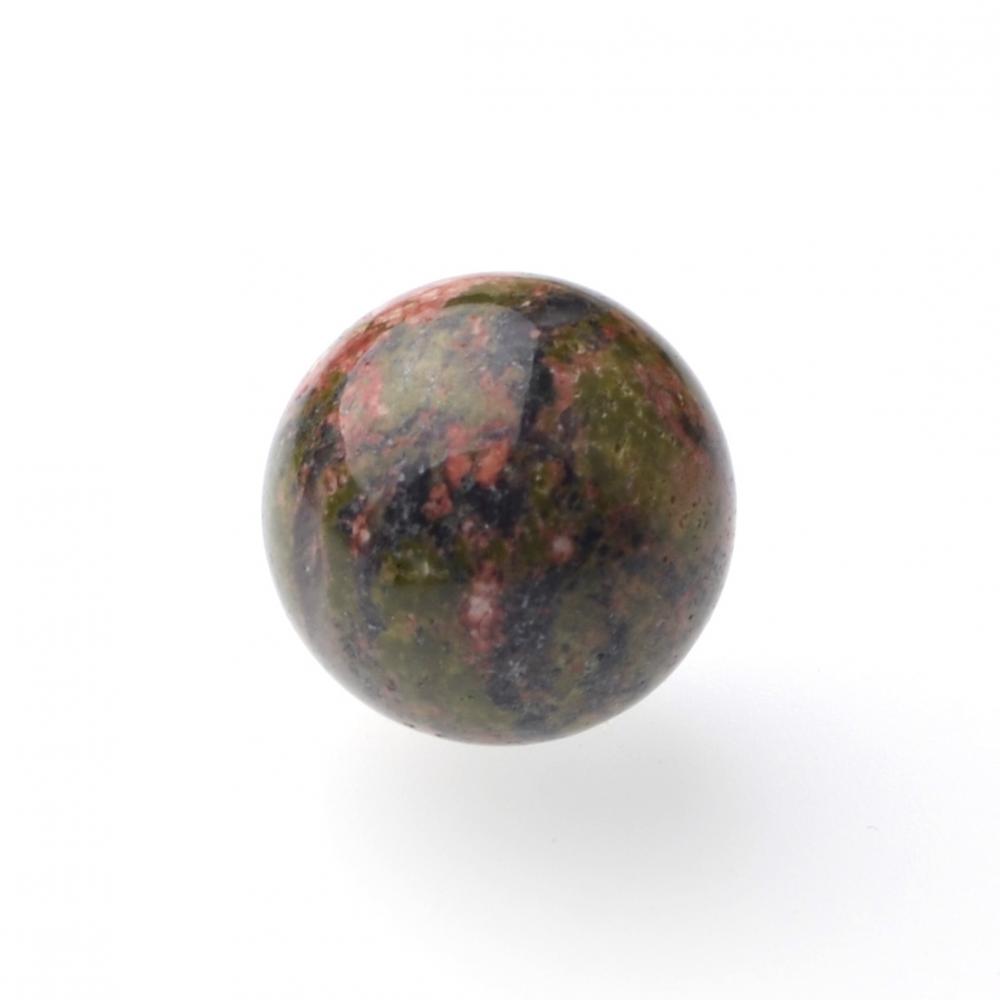 Boules de chakra de 20 mm Unakite pour le soulagement du stress Méditation Équilibrant la décoration de la maison