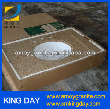 Golden peach granite countertop