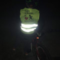 EN/1150 Polyester Reflecting Cycling Yellow Kids Safety Vest