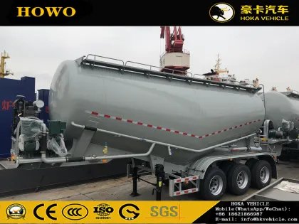 CIMC 3 Axle 38m³ Cement Tanker Trailer
