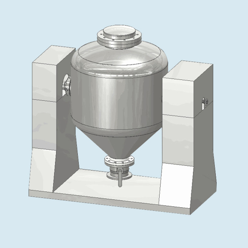 Cristalizador giratório cônico único de aço inoxidável