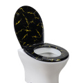 Duroplast Toilet Seat Soft Close Black Marble