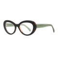 Women Round Small Eye Acetate Optical Frame Glasses