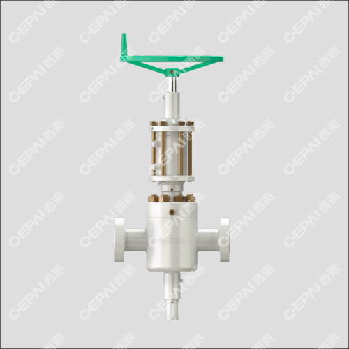 Hand operated flat valve