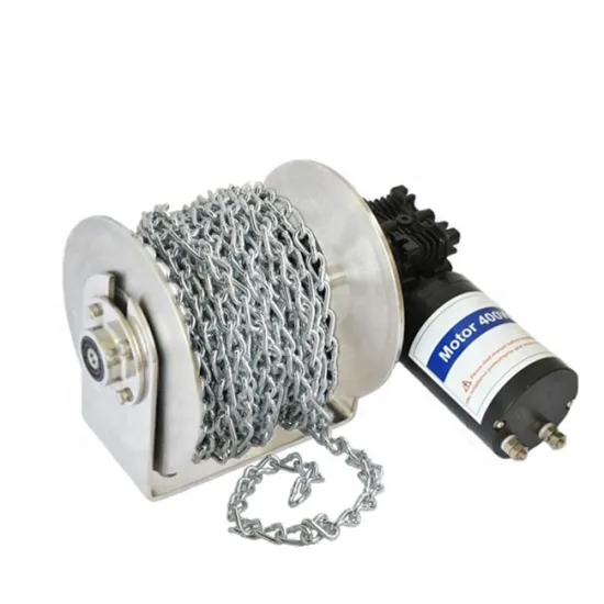 12V 24V Electric Drum Winch for Ships, Yachts, and Boats (400W/600W/1000W)