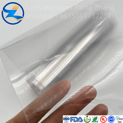 240mic transparent high quailty PVC film