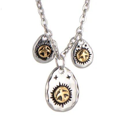 Best Sale Stainless Steel Phoenix Firebird Pendant Necklace