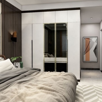 Armadio moderno del guardaroba in legno per mobili per la casa di design