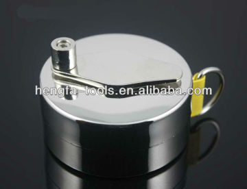 Lovely stainless steel measuring tape/hand tape flexible rule tape measure 2.5 meters long mini portable type