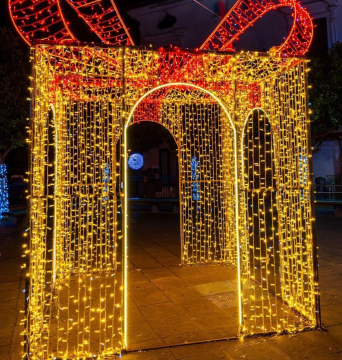 LED Holiday Arch Box Lighting: Indoor and Outdoor Christmas Decoration Gift